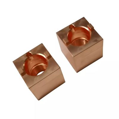 ISO9001 Certified Factory CNC Machining High Precision Small Block Brass CNC Prototype