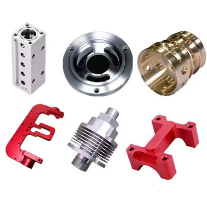OEM High Precise Metal CNC Machining Metal Parts 5 Axis 4 Axis CNC Machine Aluminum Parts With Anodizing